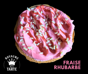 Tarte fraise, rhubarbe