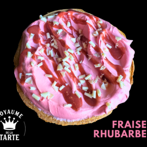 Tarte fraise, rhubarbe