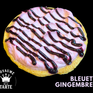 Tarte bleuet, gingembre